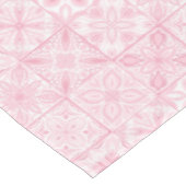 Nappe Carreaux ornés en rose (Angle)