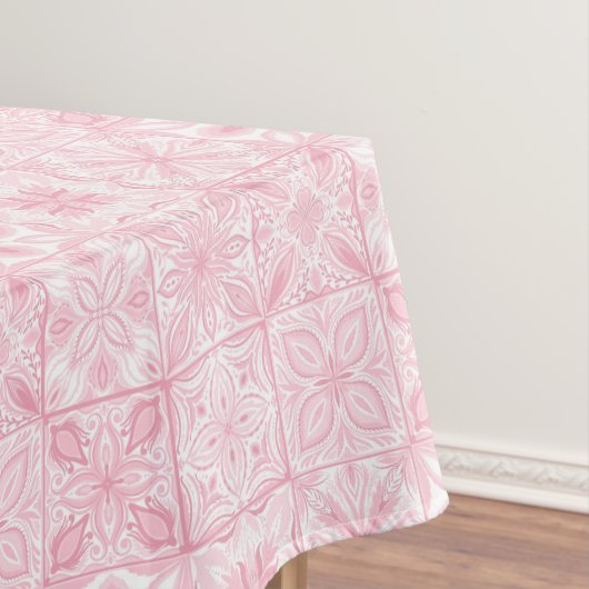 Nappe Carreaux ornés en rose (In Situ)
