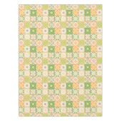 Nappe Carreaux ornés en vert et jaune (Devant)