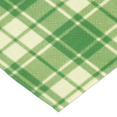 Nappe Carreaux vert irlandais et blanc  (Angle)