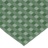 Nappe Carreaux verts de la forêt tissée (Angle)