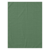 Nappe Carreaux verts de la forêt tissée (Devant)