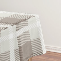 Carreaux vichy buffle marron marocain