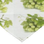 Nappe carrée à motif de raisins verts (Angle)