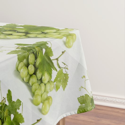 Nappe carrée à motif de raisins verts (In Situ)