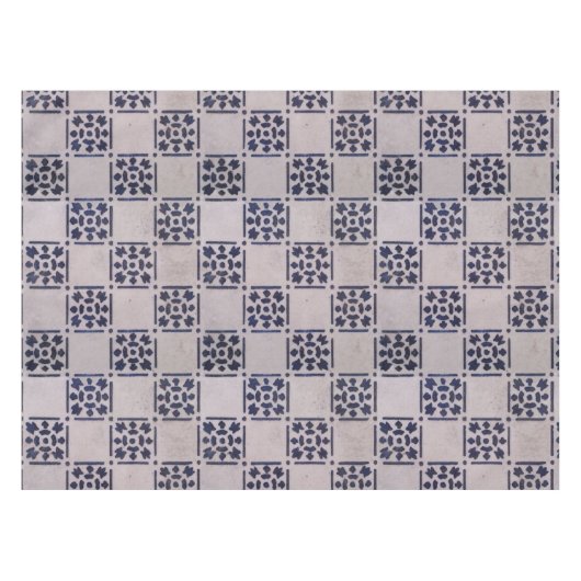 Nappe Carrelage Delft Bleu : Motif d'art néerlandais cla (Devant (Horizontal))