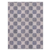 Nappe Carrelage Delft Bleu : Motif d'art néerlandais cla (Devant)