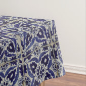 Nappe Carrelage italien rustique Azulejo bleu blanc géom (In Situ)