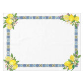 Nappe Carrelage méditerranéen clair Sicilien Citrus Lemo (Devant (Horizontal))