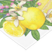 Nappe Carrelage méditerranéen clair Sicilien Citrus Lemo (Angle)