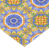 Nappe Carrelage méditerranéen, majolica, Sicilienne, (Angle)