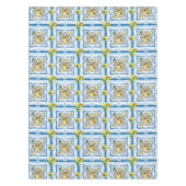 Nappe Carrelage méditerranéen, majolica, style sicilien  (Devant)
