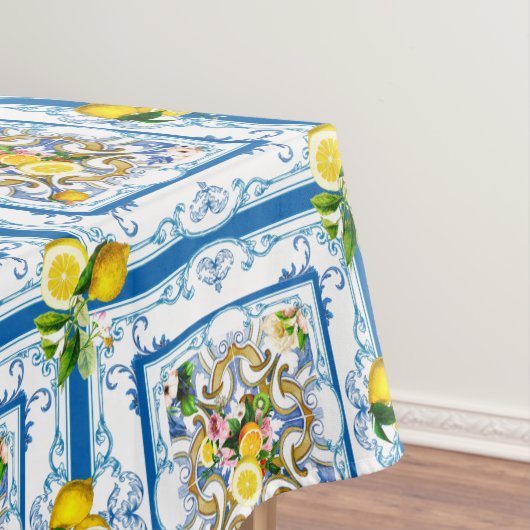 Nappe Carrelage méditerranéen, majolica, style sicilien  (In Situ)