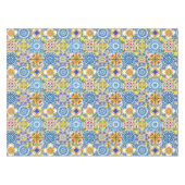 Nappe Carrelage méditerranéen, majolica, style sicilien (Devant (Horizontal))