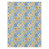 Nappe Carrelage méditerranéen, majolica, style sicilien (Devant)
