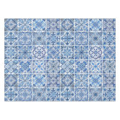 Nappe Carrelage méditerranéen, Portugais, Azulejo, Majol (Devant (Horizontal))