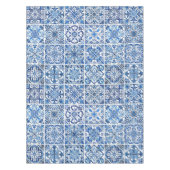 Nappe Carrelage méditerranéen, Portugais, Azulejo, Majol (Devant)