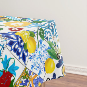 Nappe Carrelage, mosaïque, azulejo, couette, Portugais,