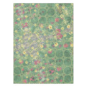 Nappe Carrelage vert floral (Devant)