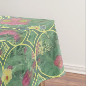 Nappe Carrelage vert floral (In Situ)