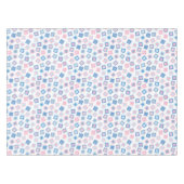 Nappe Carrés bleu rose (Devant (Horizontal))