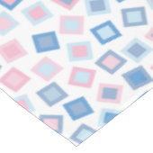 Nappe Carrés bleu rose (Angle)
