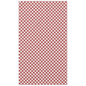 Nappe Carrés Checkered rouges et blancs (Devant)