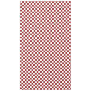 Nappe Carrés Checkered rouges et blancs