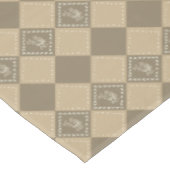 Nappe Carrés de fleurs de doodle mosaïque (Angle)