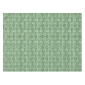 Nappe Carrés écailles vert olive motif (Devant (Horizontal))
