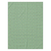 Nappe Carrés écailles vert olive motif (Devant)