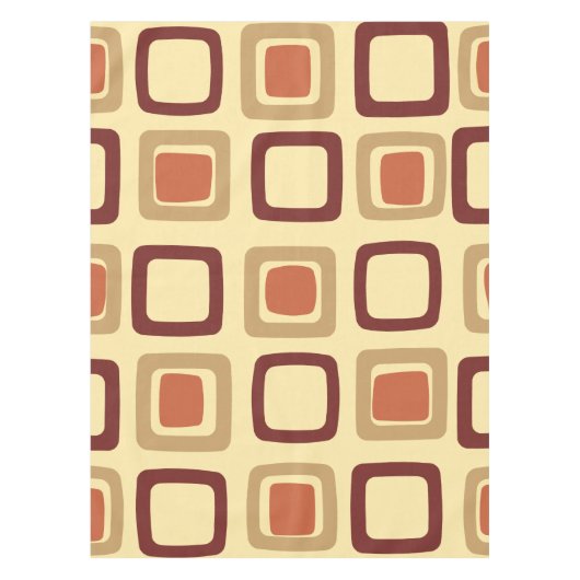 Nappe Carrés modernes du milieu du siècle (Devant)