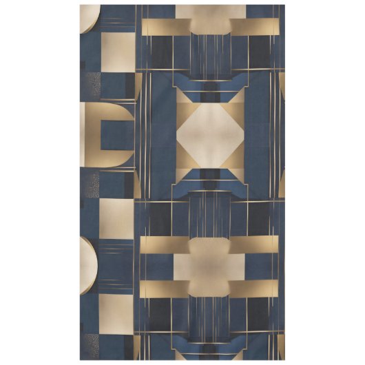 Nappe Carrés sur l'art Blue AI (Devant)