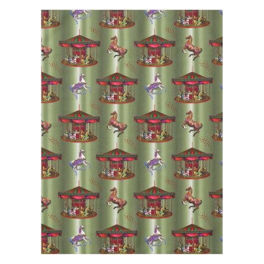Nappe Carrousel de Noël (Devant)