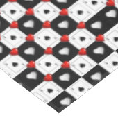 Nappe Carte Ace Pique Coeurs rouges (Angle)