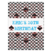 Nappe Carte Ace Pique Coeurs rouges (Devant)