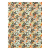 Nappe Carte d'Afrique Éléments Tribaux Décoratifs Motif (Devant)