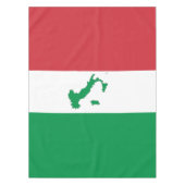 Nappe Carte de l'Italie - drapeau italien (Devant)