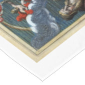 Nappe Carte de Vieux Monde antique 1664 reconstituée (Angle)