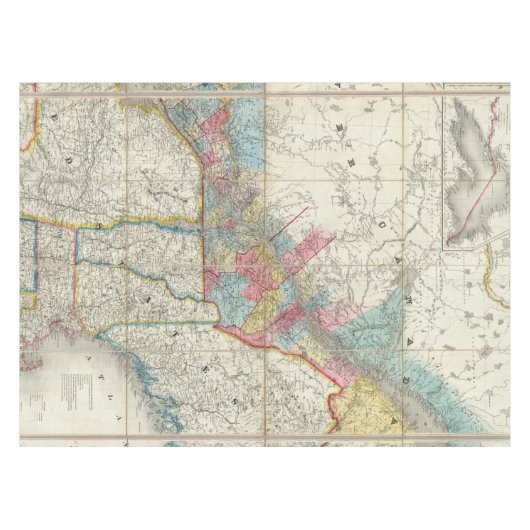Nappe Carte des provinces du Canada (Devant (Horizontal))