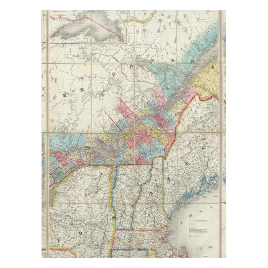 Nappe Carte des provinces du Canada (Devant)