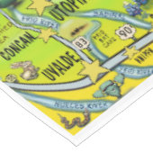 Nappe Carte du pays de Texas Hill (Angle)