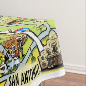 Nappe Carte du pays de Texas Hill (In Situ)