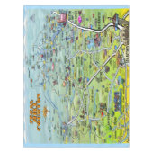 Nappe Carte du pays de Texas Hill (Devant)