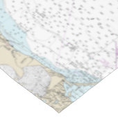 Nappe Carte marine authentique côte de l'Alaska (Angle)