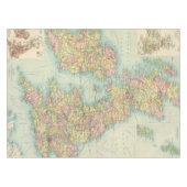 Nappe Carte politique d'îles britanniques (Devant (Horizontal))
