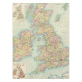 Nappe Carte politique d'îles britanniques (Devant)