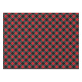 Nappe Carte rouge et noire vérifiée - (Devant (Horizontal))