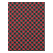 Nappe Carte rouge et noire vérifiée - (Devant)