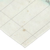 Nappe Carte vintage du monde (1801) (Angle)